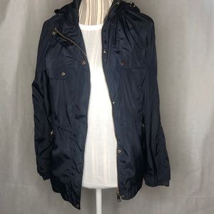 Zara Basic utility jacket Navy blue S